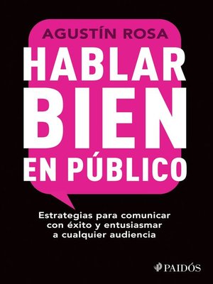 cover image of Hablar bien en público (Edición mexicana)